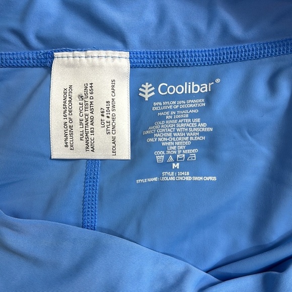 Coolibar Leolani cinched swim capris